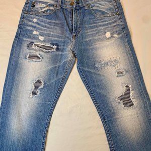 Big Star Slim Fit Distressed Mens Jeans Size 32R